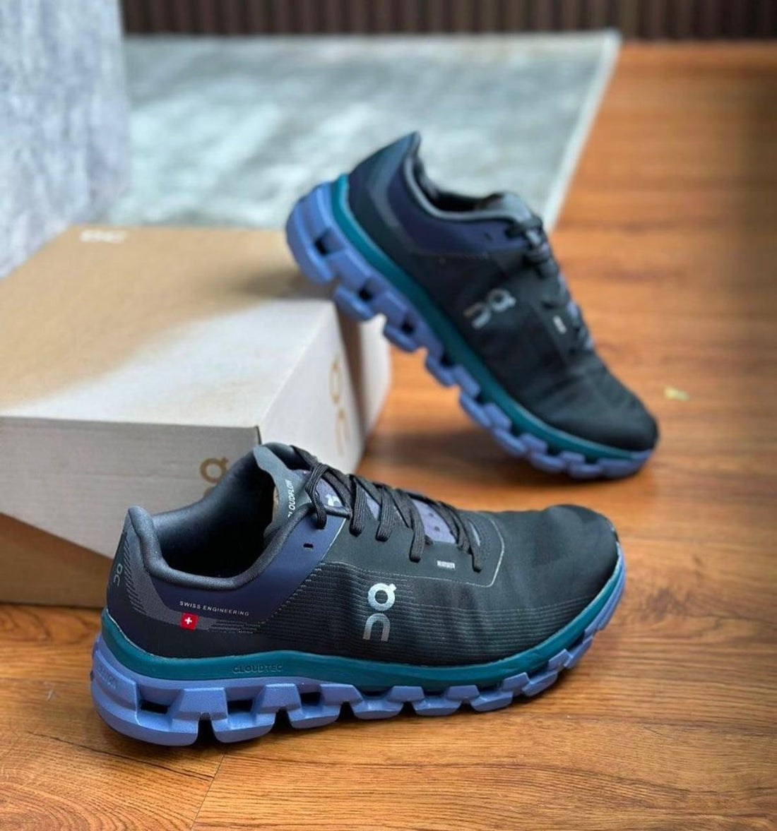 ON Running Cloudflow 4 Quartz Black Storm