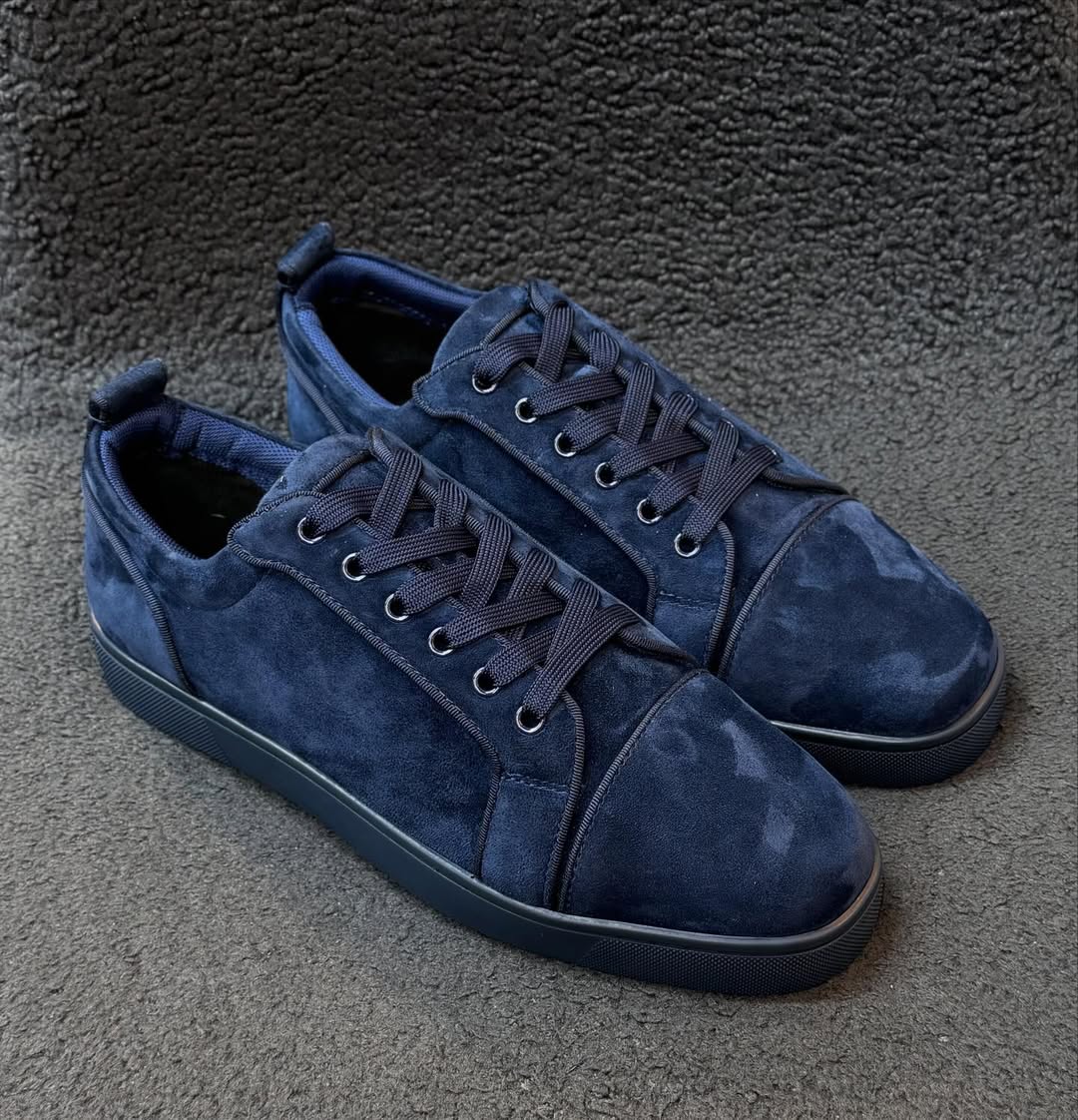 Christian Louboutin Sneakers Blue Suede