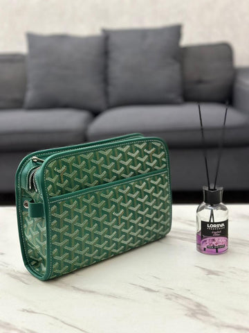 Goyard Jouvence Toiletry Bag '' Green ''